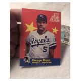 George Brett Kansas City Royals Baseball Cards Collection - 4 ct