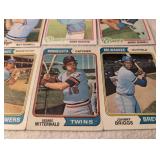 Vintage Topps Baseball Cards Collection - 24 Card Collection