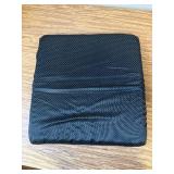 Gel Seat Cushion for Long Sitting, Large & Thick, Black Cover