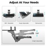 $100 EUREKA Keyboard Tray, Height Adjustable Under Desk 25x9"