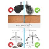 $184 FRNIAMC Saddle Stool with Wheels, Ergonomic