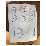 $184 FRNIAMC Saddle Stool with Wheels, Ergonomic