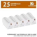 $79 KleenGuard A40 Liquid & Particle Protection Coveralls, White XL