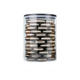 Urban Green Glass Jar with Black Lid - Food Storage Canister, Large