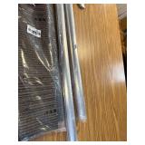 HOMEDEMO 12W x 6H Retractable Patio Awning Manual Alum. Frame Brown