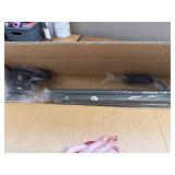 HOMEDEMO 12W x 6H Retractable Patio Awning Manual Alum. Frame Brown