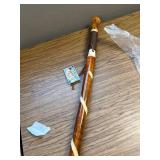 Vive Wooden Walking Stick - Willow Cane for Seniors Hiking