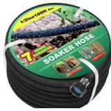 $47 Taisia 1/2" Soaker Hose 100 ft Garden Drip Irrigation Hose