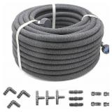 $47 Taisia 1/2" Soaker Hose 100 ft Garden Drip Irrigation Hose