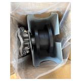 $91 Sliding Gate Rollers, Nylon Cantilever, 4" Sq Post Gate Frame