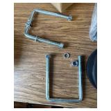 $91 Sliding Gate Rollers, Nylon Cantilever, 4" Sq Post Gate Frame