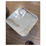 Eco Soul 100 Percent Compostable Palm Leaf Square Plates