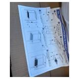 $100 Bamworld Bar Stools Set of 2 Counter Height 24in Backless Bamboo