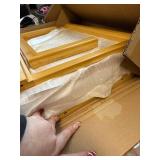 $100 Bamworld Bar Stools Set of 2 Counter Height 24in Backless Bamboo