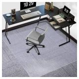 $58 Tydle Chair Mat for Carpet, 60" x 46", Non-Slip, Clear