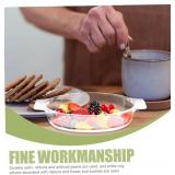 2pcs Glass Serving Plates - Microwave & Oven Safe, Heat Resistant