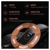 $110 Under Desk Elliptical Machine, Electric Leg Exerciser, 12 Speeds