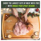 $57 Greener Chef 30x20 Organic Cutting Board, Lifetime Replacements