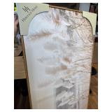 $144 Framed Wall Art ReedSeascape Nature Canvas for Bedroom 29 x 58"