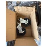 $90 Clothes Rack 450 LBS Load, Metal, Rolling, Black, with Wheels