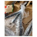 $90 Clothes Rack 450 LBS Load, Metal, Rolling, Black, with Wheels