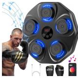 $80 Interactive Large Wall-Mounted Boxing Target w/ Gloves, 9 Modes