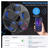 $80 Interactive Large Wall-Mounted Boxing Target w/ Gloves, 9 Modes