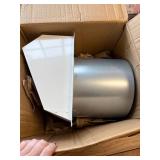 $67 10" Hooded Wall Vent with Screen and Damper, Exhaust Vent Cover