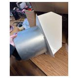 $67 10" Hooded Wall Vent with Screen and Damper, Exhaust Vent Cover