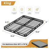 $133 MAF 5-Inch King Box Spring, Low Profile Metal Mattress Foundation