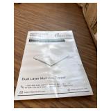 $66 PERLECARE 3 Inch Gel Memory Foam Mattress Topper - Twin