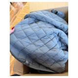 YnM 15lbs Weighted Blanket, 48x72in, Twin/Full, Dark Grey