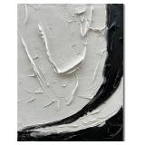 $100 NANKAI Art 40x28in Modern Oil Painting for Wall, Hand-Painted BW