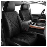 $159 Chevy Silverado & GMC Sierra Seat Covers 5pc Waterproof Leather