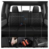 $159 Chevy Silverado & GMC Sierra Seat Covers 5pc Waterproof Leather