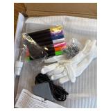 LED Note Board 7 Colors 13.7x10 Acrylic Dry Erase with Light Stand