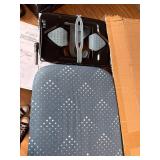 $80 KINGBOARD Ironing Board, Compact with Thick Cover, 7 Heights, Blue
