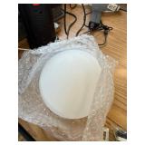 $66 Modern Black Pendant Light, Matte Bedside Lights, Glass Shade