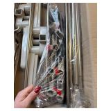 HOMIDEC 4-Tier Foldable Clothes Drying Rack, Stainless White