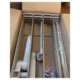 HOMIDEC 4-Tier Foldable Clothes Drying Rack, Stainless White