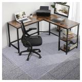 SALLOUS Chair Mat for Carpet, 36 x 48, Heavy-Duty Vinyl Floor Mat