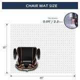 SALLOUS Chair Mat for Carpet, 36 x 48, Heavy-Duty Vinyl Floor Mat