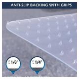 SALLOUS Chair Mat for Carpet, 36 x 48, Heavy-Duty Vinyl Floor Mat