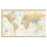 30x50 RMC Classic Edition World Wall Map - Laminated