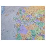 30x50 RMC Classic Edition World Wall Map - Laminated