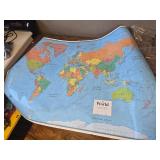 30x50 RMC Classic Edition World Wall Map - Laminated