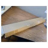 TENOVEL Curved Shower Curtain Rod 42-73 in Adjustable Chrome