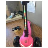 $150 3-Wheel Kids Scooter, LCD, Lights, Throttle, 5 mph, Foldable