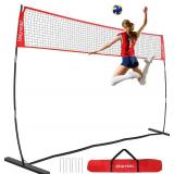 $87 Volleyball Net, 12ft/20ft Adjustable, Portable with Carry Bag