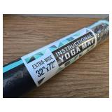 $57 Instructional Yoga Mat with Carrying Strap 75 Poses & 75 Exercises